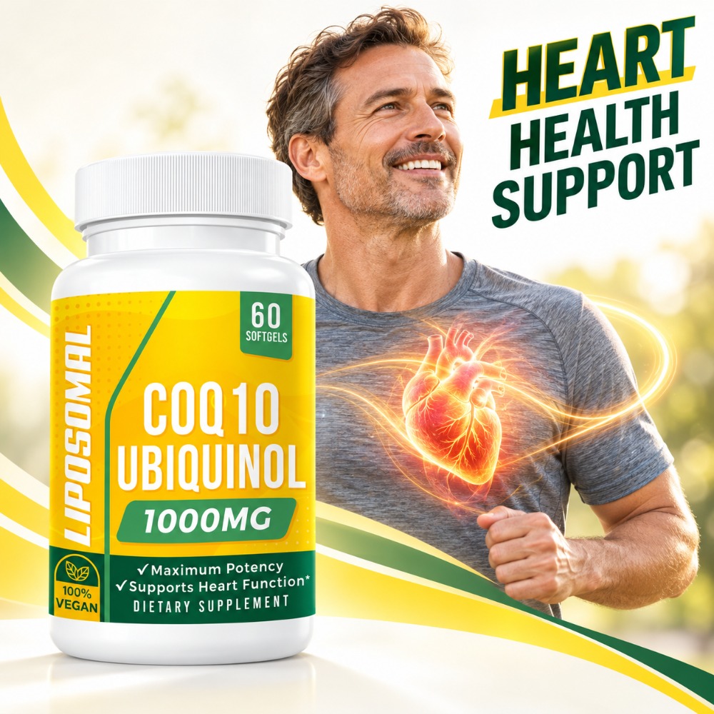 Coq10 Ubiquinol Softgel - CoQ10 Ubiquinol Softgels Heart Health Cellular